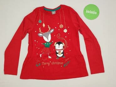 sukienka biala koronkowa: Sweatshirt, Little kids, 9 years, 128-134 cm, condition - Perfect — 2