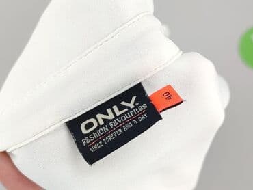 dluga biala koszula: ONLY, Bluzka damska, rozmiar L — 4