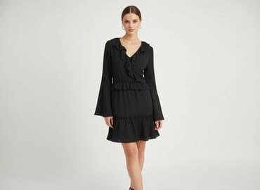 sukienki satynowa midi: Glamorous, Sukienka damska, rozmiar M — 1