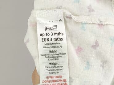 koszulka z motylkiem: Blouse, F&F, 1-3 months, condition - Very good — 4
