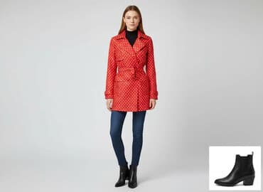 kurtka skórzana house: House, Trencz damski, rozmiar S — 7