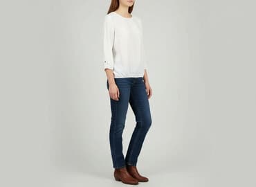 biale obcisla bluzki: TXM, Bluzka damska, rozmiar M — 7