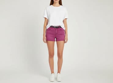 szorty damskie fuksja: Tally Weijl, Szorty damskie, rozmiar 2XS — 6