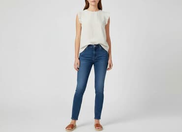 bluzki basic w paski: Жіноча блуза, розмір S — 1