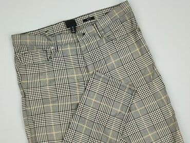 jeansy damskie podarte: H&M, Material trousers for women, size 2XS (EU 32) — 1
