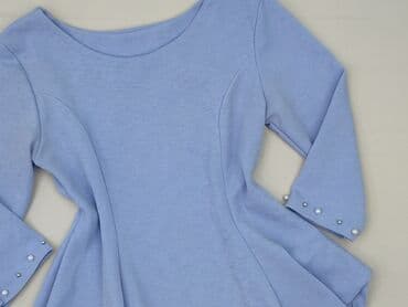 bluzka z baskinką biała: Women's blouse, size S — 2