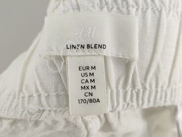 białe spodenki damskie hm: H&M, Szorty damskie, rozmiar M — 4