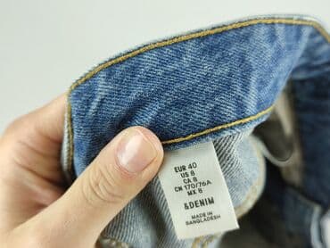 spodenko spódniczka jeans: Denim, Spódnica damska, rozmiar L — 4