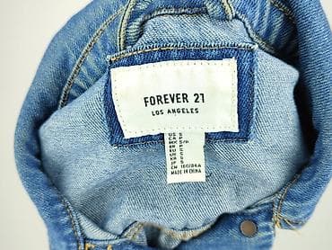 children jacket: Forever 21, Kurtka jeansowa damska, rozmiar S — 4