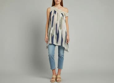 zalando sukienki lniane: Sukienka damska, rozmiar S — 1