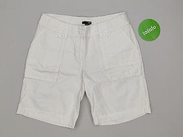 biale spodenki hm: H&M, Szorty damskie, rozmiar M — 2