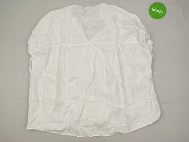 biała bluzka z dekoltem v: Women's blouse — 4