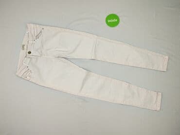 bytom biala koszula: PULL&BEAR, Material trousers for women, size M (EU 38) — 2