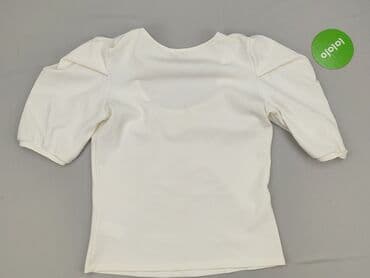 biale bluzki z bufiastymi rekawami: Reserved, Bluzka damska, rozmiar L — 3