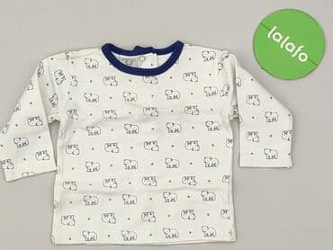 c and a bluza: Bluzka, 9-12 miesięcy, stan - Idealny — 2