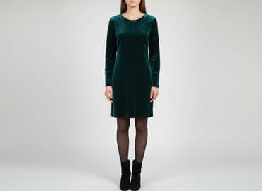 sukienka wieczorowa długa butelkowa zieleń: POP, Sukienka damska, rozmiar S — 1