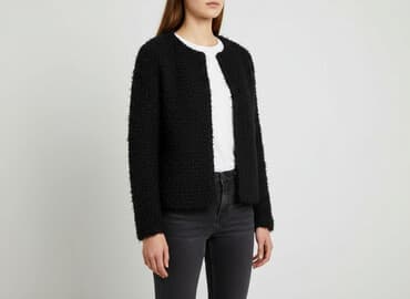 kurtka zimowa boho: Sweter damski, rozmiar M — 6