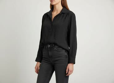 koszulki z długim rękawem damskie karl lagerfeld: Koszula damska, rozmiar L — 1