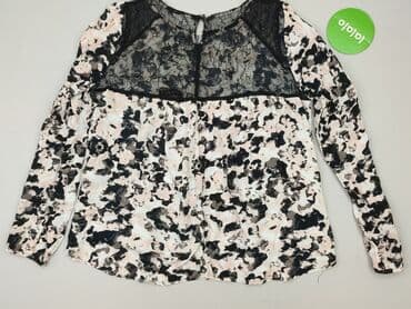 eleganckie bluzki w kwiaty: Bluzka damska, rozmiar S — 3