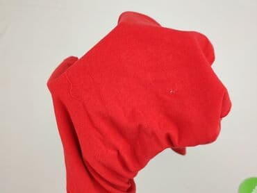 czerwona bluzka z dekoltem v: Bluzka damska, rozmiar S — 5