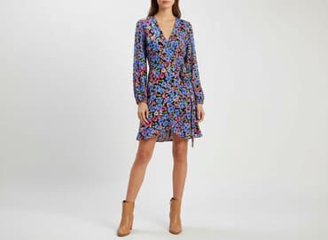 sukienki kopertowa w kwiaty: DeeZee, Women`s dress, size L — 1