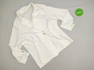 biala marynarka do sukienki: Shein Curve, Marynarka damska, rozmiar 4XL — 2