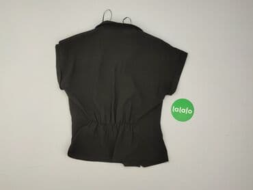 czarne t shirty i marynarka: Pieces, Жіноча блуза, розмір M — 3