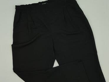 zara spodnie z imitacji skóry: Zara, Spodnie materiałowe damskie, rozmiar L — 1