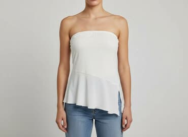 białe body bershka: Bershka, Top damski, rozmiar S — 8