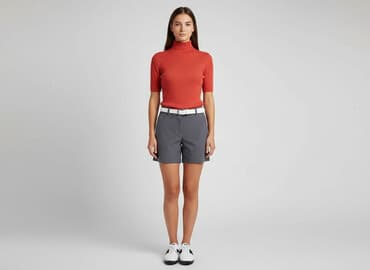 reserved czerwony sweter: Excellent, Golf damski, rozmiar M — 7