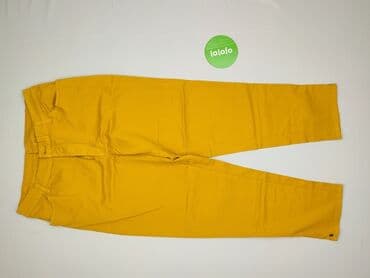 legginsy damskie plus size: Material trousers for women, size XL (EU 42) — 2