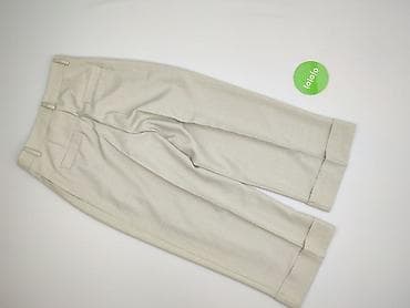 spódnice ecru: Spodnie materiałowe damskie, rozmiar S — 3