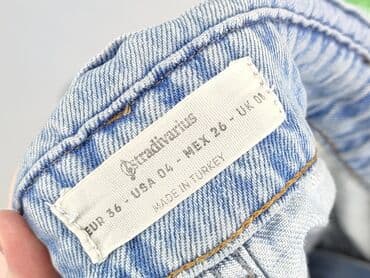 krótkie spodenki jeansowe damskie stradivarius: Stradivarius, Szorty damskie, rozmiar S — 4