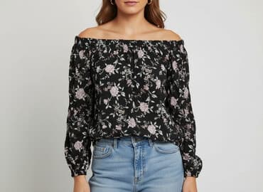 czarne sandały płaskie ccc: Colloseum, Bluzka damska, rozmiar M — 7