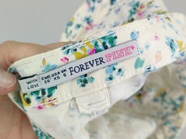 dżinsy reserved z kwiatami: Szorty damskie, rozmiar XS — 4