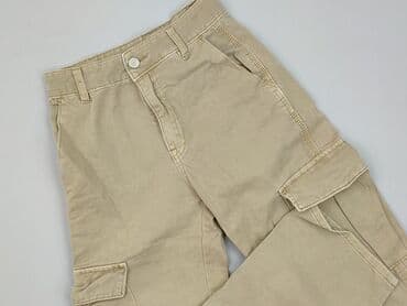 używane ubrania robocze: PULL&BEAR, Spodnie cargo damskie, rozmiar 2XS — 2