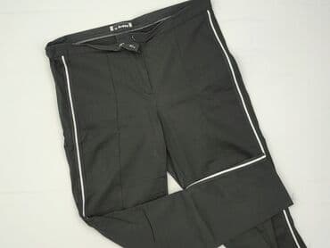 Women: Material trousers for women, size XL (EU 42) — 1