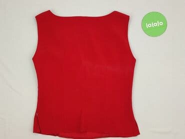 czerwone sukienki plus size: Women's blouse, size M (EU 38) — 3