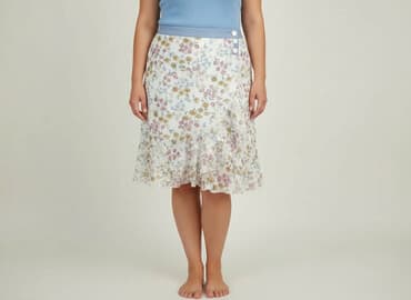 spódnice midi pudrowy róż: Savida, Spódnica damska, rozmiar XL — 1