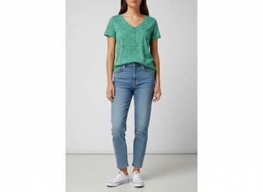 zielona koszulka zara: Gina, T-shirt damski, rozmiar S — 7