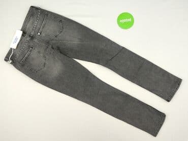 zielone cargo hm: Spodnie jeansowe, H&M, 15 lat, 170, stan - Idealny — 3