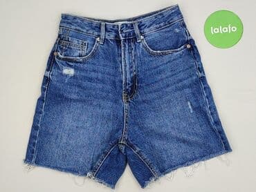 krótkie spodenki z wysokim stanem: Stradivarius, Szorty damskie, rozmiar S — 2