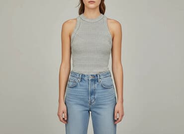 koszulki na ramiączkach zara: Zara, Top damski, rozmiar S — 7