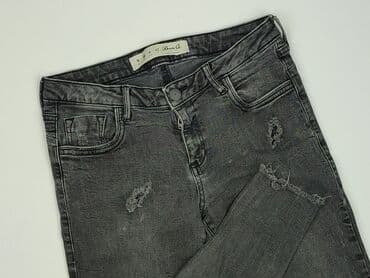 patchworkowe jeansy: Denim Co, Jeansy damskie, M — 1
