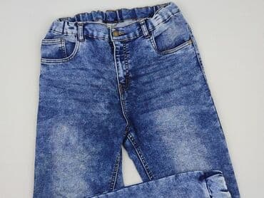 jeansy benetton: Spodnie jeansowe, Pepco, 13 lat, 158, stan - Idealny — 1