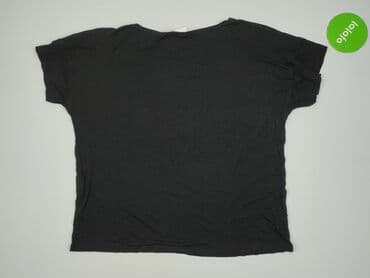 czarne bluzki ze srebrną nitką: Camaïeu, Bluzka damska, rozmiar M — 3