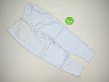 granatowe chinosy damskie: Spodnie materiałowe damskie, rozmiar XL — 2