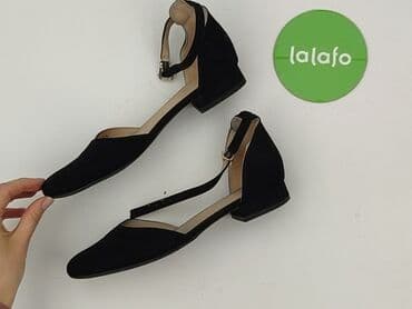 białe koturny sandały ccc: Balerinki damskie, rozmiar 37 — 4