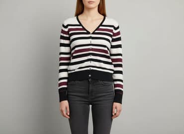 ubrania ze sticha: Kardigan damski, rozmiar M — 5