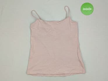 cieliste podkoszulki damskie: H&M, Top damski, rozmiar L — 2